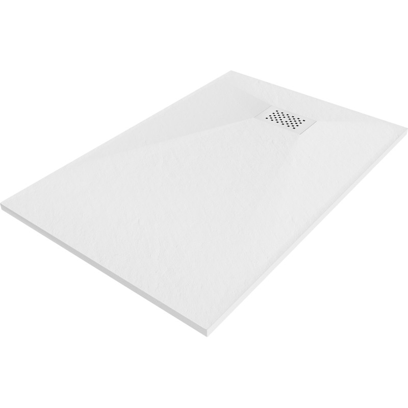 Mexen Hugo brodzik rectangulaire SMC 80 x 70 cm, blanc, cache blanc - 42107080-W