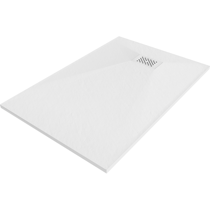 Mexen Hugo receveur rectangulaire SMC 120 x 70 cm, blanc, cache blanc - 42107012-W