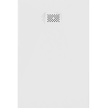 Mexen Hugo receveur de douche rectangulaire SMC 100 x 70 cm, blanc, cache blanc - 42107010-W