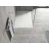 Mexen Hugo receveur de douche rectangulaire SMC 120 x 80 cm, blanc, couvre-joint blanc - 42108012-W