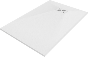 Mexen Hugo receveur rectangulaire SMC 130 x 80 cm, blanc, cache blanc - 42108013-W