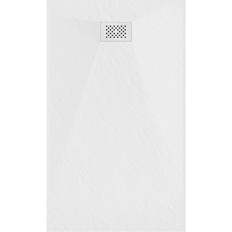 Mexen Hugo receveur de douche rectangulaire SMC 150 x 80 cm, blanc, cache blanc - 42108015-W