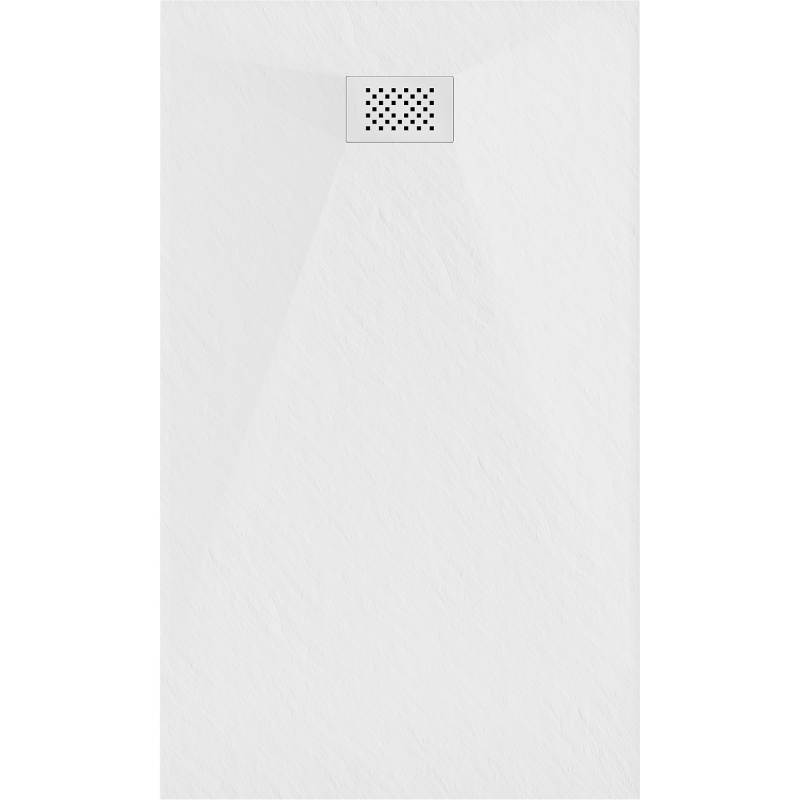 Mexen Hugo receveur rectangulaire SMC 160 x 80 cm, blanc, cache blanc - 42108016-W