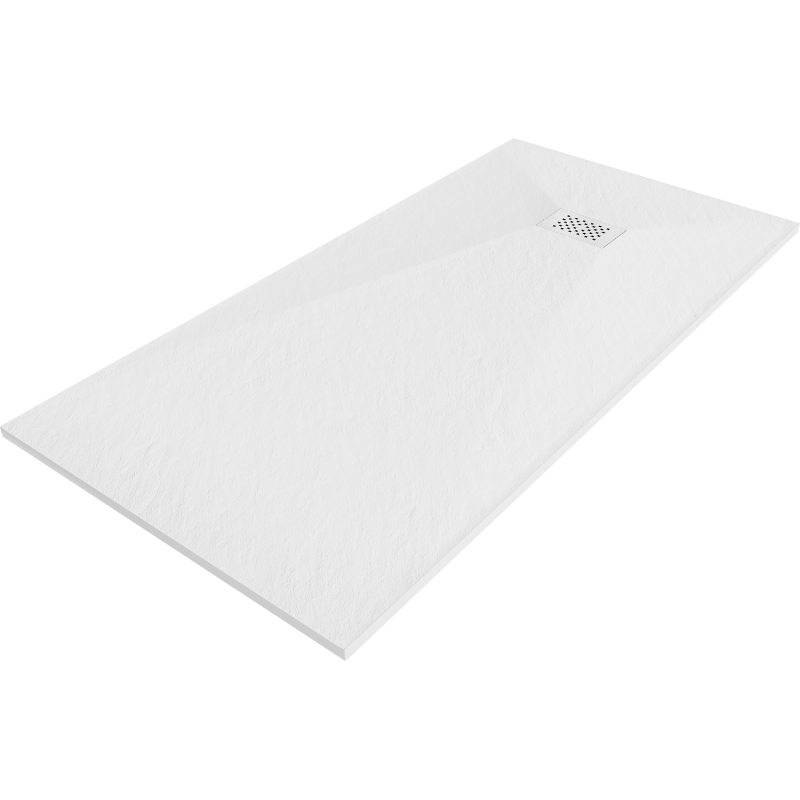 Bac à douche Mexen Hugo rectangulaire SMC 180 x 80 cm, blanc, cache en blanc - 42108018-W
