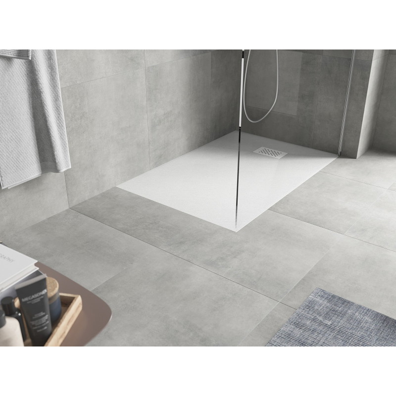 Mexen Hugo receveur de douche rectangulaire SMC 110 x 90 cm, blanc, cache blanc - 42109011-W