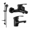 Mexen Erica DF05 set de bain, noir - 746403DF05-70