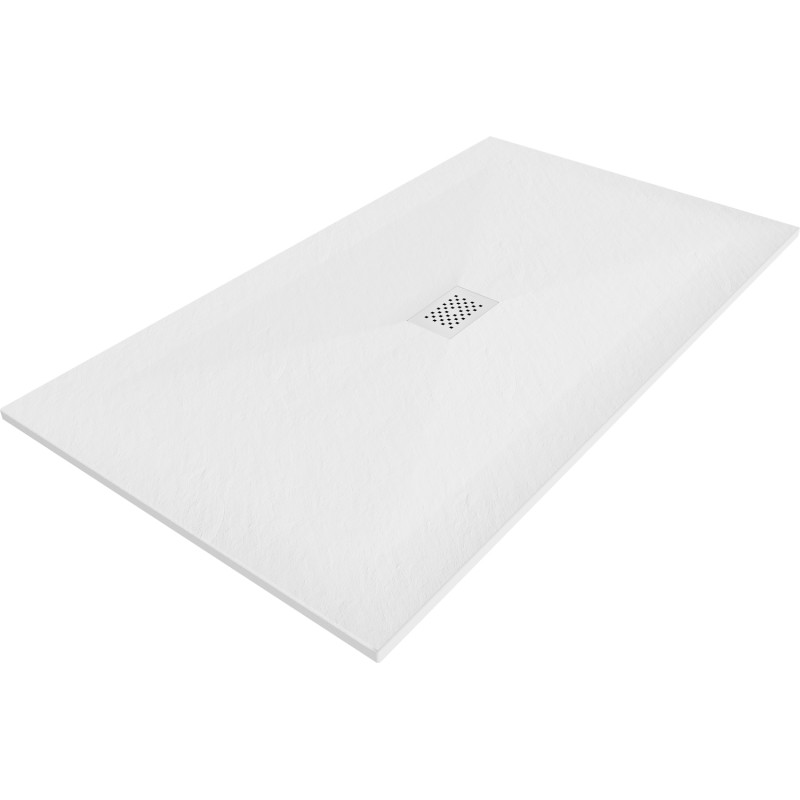 Mexen Hugo receveur rectangulaire SMC 180 x 100 cm, blanc, cache blanc - 42101018-W