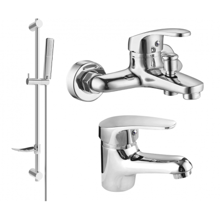 Mexen Erica DF72 ensemble de baignoire, chrome - 746403DF72-00