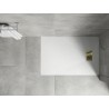Mexen Hugo receveur de douche rectangulaire SMC 110 x 70 cm, blanc, cache doré - 42107011-G