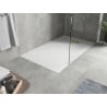 Mexen Hugo receveur de douche rectangulaire SMC 150 x 70 cm, blanc, cache doré - 42107015-G
