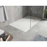 Mexen Hugo receveur rectangulaire SMC 150 x 80 cm, blanc, cache doré - 42108015-G