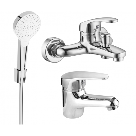 Mexen Erica R05 ensemble de bain, chrome - 746403R05-00