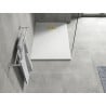 Mexen Hugo receveur rectangulaire SMC 130 x 90 cm, blanc, cache doré - 42109013-G