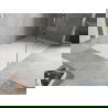 Baignoire rectangulaire Mexen Hugo SMC 140 x 90 cm, blanche, cache en or - 42109014-G
