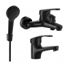 Mexen Erica R05 ensemble de baignoire, noir - 746403R05-70