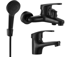Mexen Erica R05 ensemble de baignoire, noir - 746403R05-70