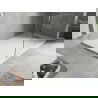 Baignoire rectangulaire Mexen Hugo SMC 140 x 90 cm, blanche, cache en or - 42109014-G