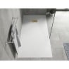 Mexen Hugo receveur de douche rectangulaire SMC 180 x 90 cm, blanc, cache doré - 42109018-G