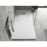 Mexen Hugo receveur de douche rectangulaire SMC 180 x 90 cm, blanc, cache doré - 42109018-G