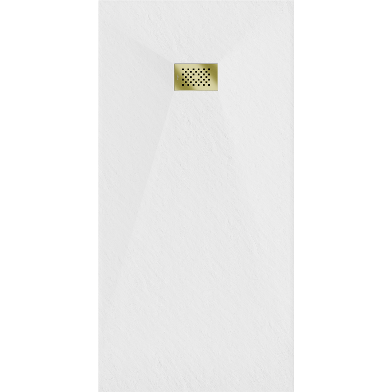 Mexen Hugo receveur de douche rectangulaire SMC 170 x 90 cm, blanc, cache or - 42109017-G
