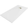 Mexen Hugo receveur de douche rectangulaire SMC 180 x 90 cm, blanc, cache doré - 42109018-G