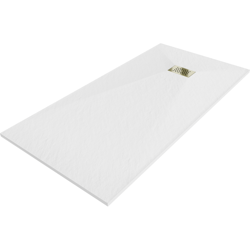 Mexen Hugo receveur de douche rectangulaire SMC 170 x 90 cm, blanc, cache or - 42109017-G