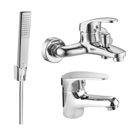 Mexen Erica R72 ensemble de bain, chrome - 746403R72-00