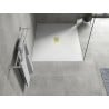 Mexen Hugo receveur de douche rectangulaire SMC 130 x 100 cm, blanc, cache doré - 42101013-G
