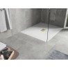 Mexen Hugo receveur rectangulaire SMC 130 x 100 cm, blanc, cache doré - 42101013-G