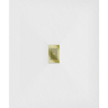 Mexen Hugo receveur rectangulaire SMC 120 x 100 cm, blanc, cache en or - 42101012-G