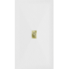 Mexen Hugo bac rectangulaire SMC 150 x 100 cm, blanc, couvercle doré - 42101015-G