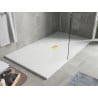 Mexen Hugo receveur rectangulaire SMC 180 x 100 cm, blanc, cache doré - 42101018-G