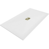 Mexen Hugo receveur rectangulaire SMC 200 x 100 cm, blanc, cache doré - 42101020-G