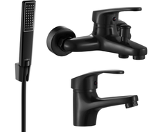 Mexen Erica R72 ensemble baignoire, noir - 746403R72-70