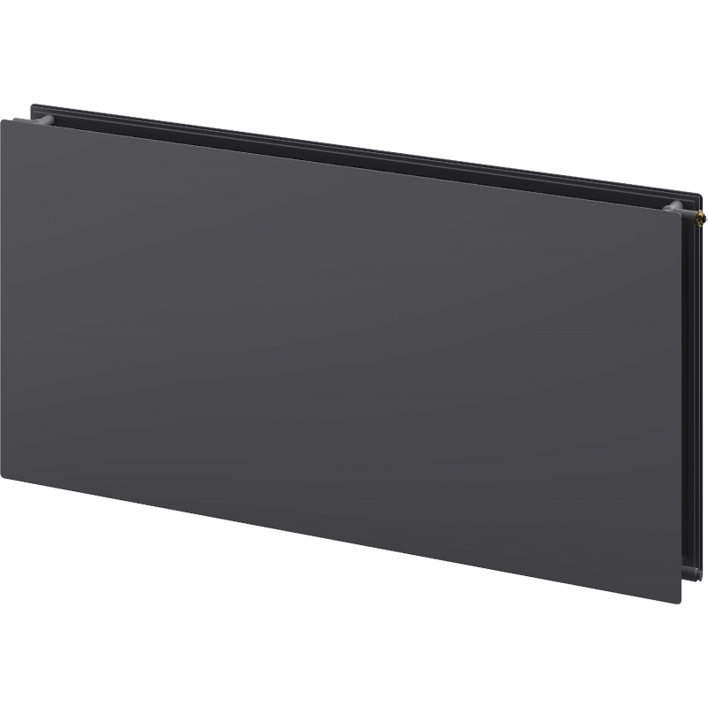 Mexen CVHF20 Radiateur mural plat hygiénique 300 x 1500 mm, raccordement inférieur, 852 W, anthracite - W620HF-030-150-66