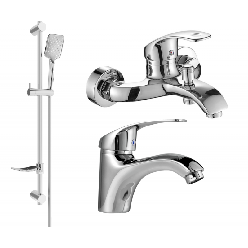 Mexen Fabia DF62 kit de bain, chrome - 746503DF62-00