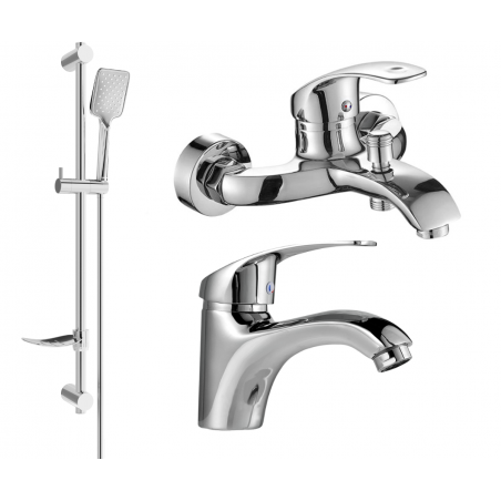 Mexen Fabia DF62 ensemble de bain, chromé - 746503DF62-00