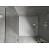 Mexen Hugo receveur de douche carré SMC 90 x 90 cm, blanc, cache inox - 42109090-X