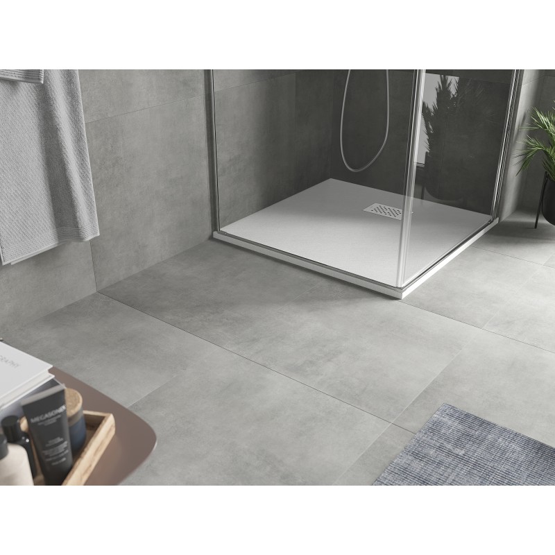 Mexen Hugo receveur de douche carré SMC 70 x 70 cm, blanc, cache blanc - 42107070-W
