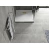Mexen Hugo receveur de douche carré SMC 90 x 90 cm, blanc, cache d'or - 42109090-G