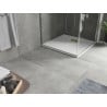 Mexen Hugo receveur de douche carré SMC 90 x 90 cm, blanc, cache d'or - 42109090-G