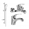 Ensemble de baignoire Mexen Fabia DF05, chrome - 746503DF05-00
