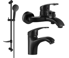Mexen Fabia DF05 ensemble de baignoire, noir - 746503DF05-70