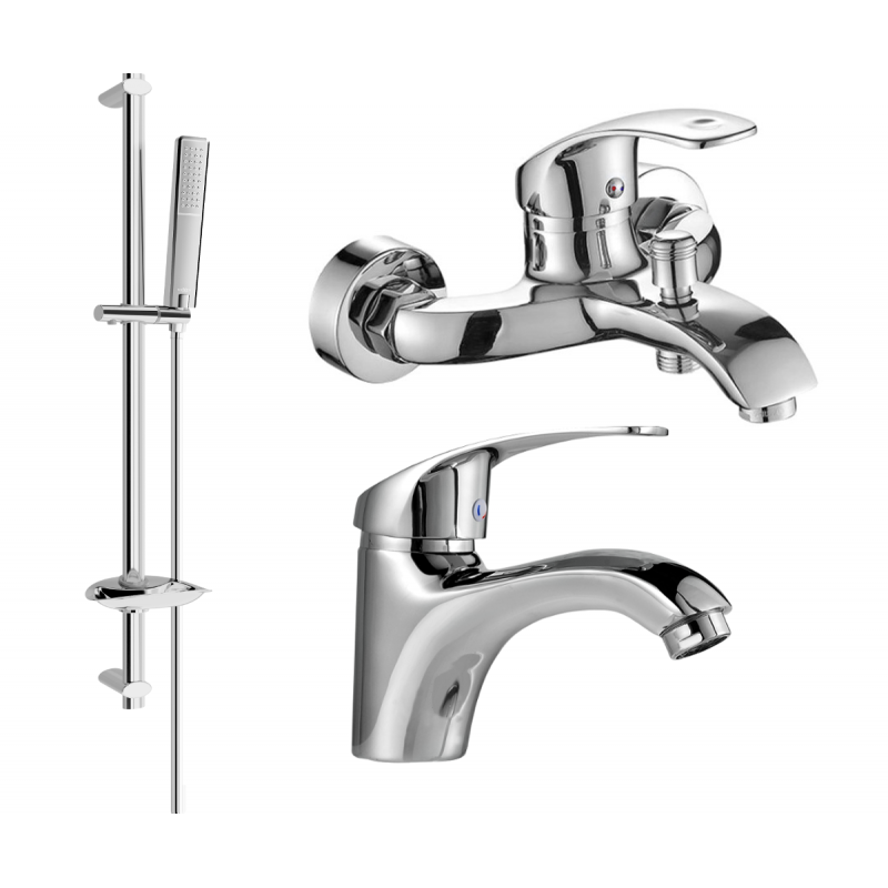 Mexen Fabia DB72 ensemble de bain, chrome - 746503DB72-00