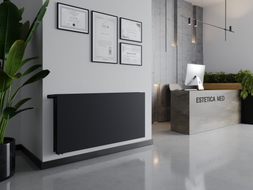 Mexen CVHF20 Hygiene Flat radiateur panneau 600 x 900 mm, raccordement inférieur, 903 W, anthracite - W620HF-060-090-66