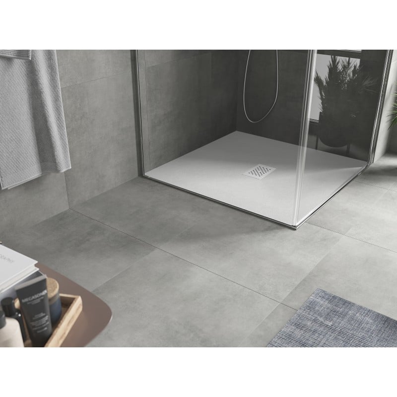Mexen Hugo receveur de douche carré SMC 100 x 100 cm, blanc, cache blanc - 42101010-W