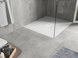 Receveur de douche rectangulaire Mexen Hugo SMC 110 x 100 cm, blanc, couvercle blanc - 42101011-W