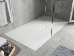 Mexen Hugo receveur de douche rectangulaire SMC 150 x 100 cm, blanc, cache blanc - 42101015-W