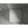 Mexen Hugo receveur de douche carré SMC 100 x 100 cm, blanc, cache inox - 42101010-X