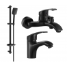 Mexen Fabia DB62 ensemble de baignoire, noir - 746503DB62-70